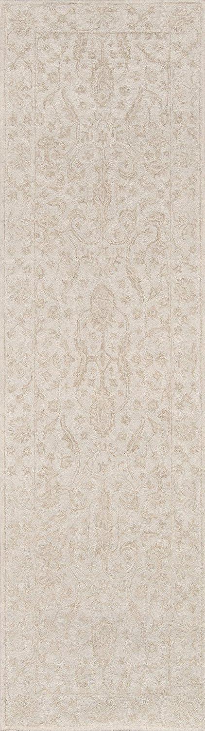 Momeni Traditional Rectangle Area Rug, Beige, 2' X 3'