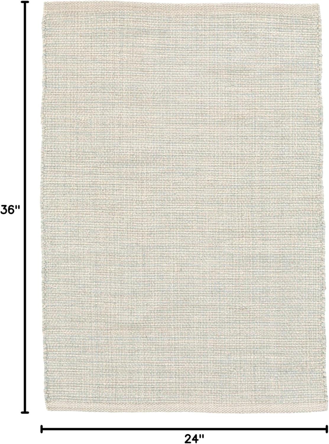 Marled Grey Handwoven Cotton Rug