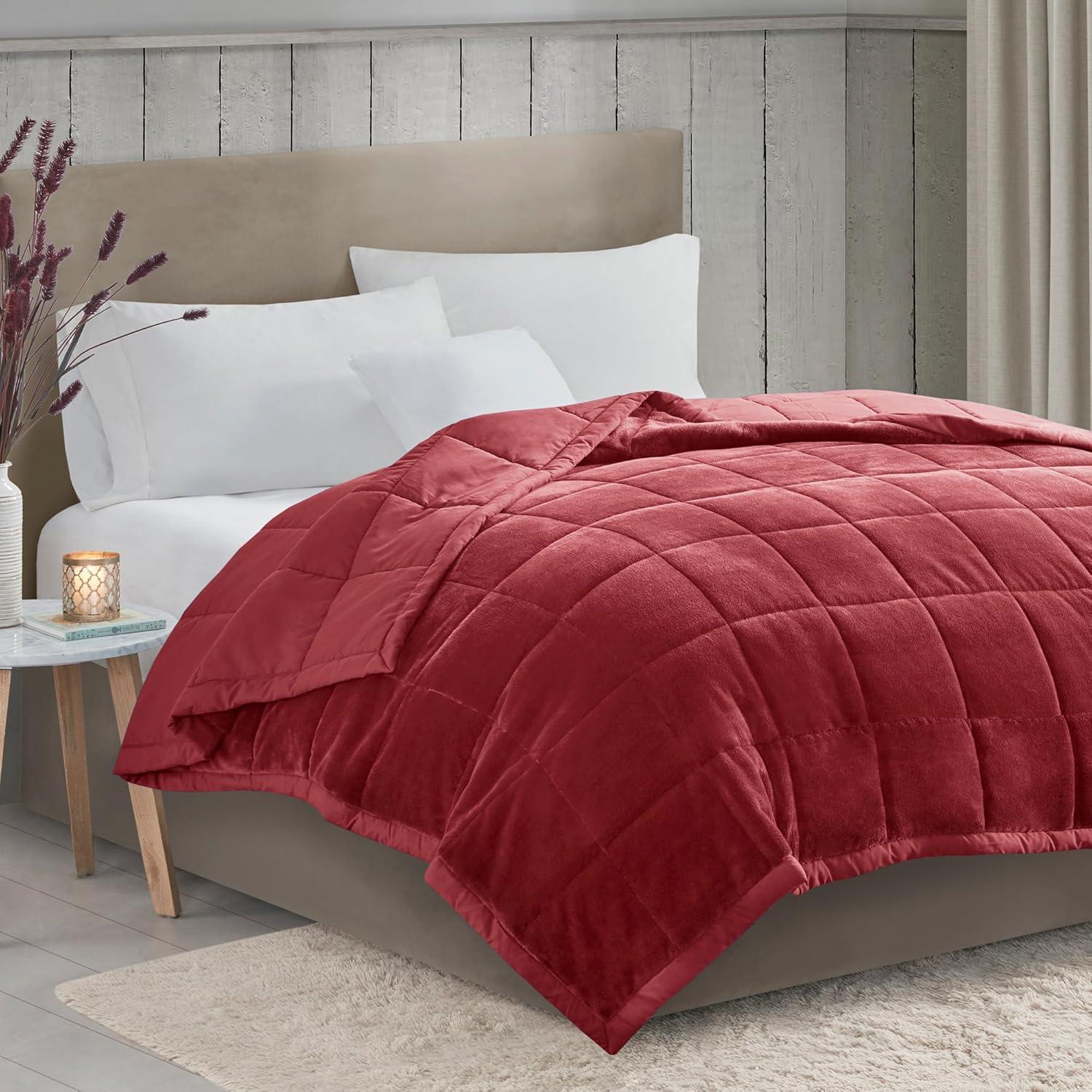 Madison Park Coleman Reversible HeiQ Smart Temperature Down Alternative Blanket