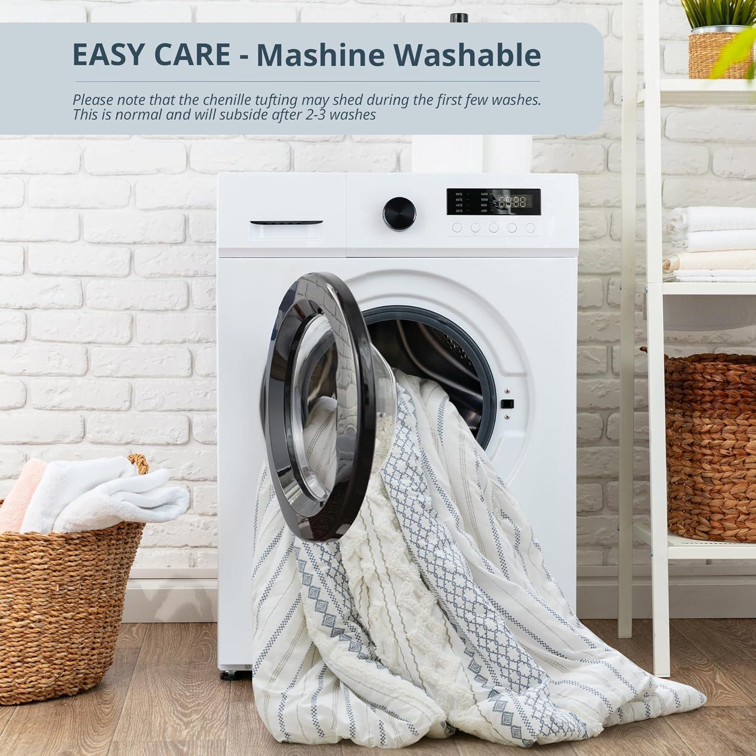 INK+IVY Imani Cotton Printed Duvet Cover Set