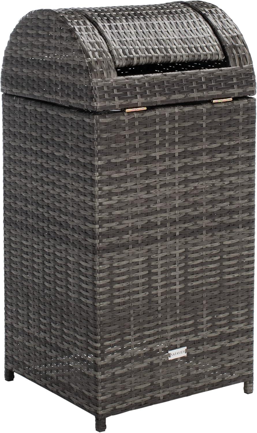 Serapis Outdoor Trash Can  - Safavieh