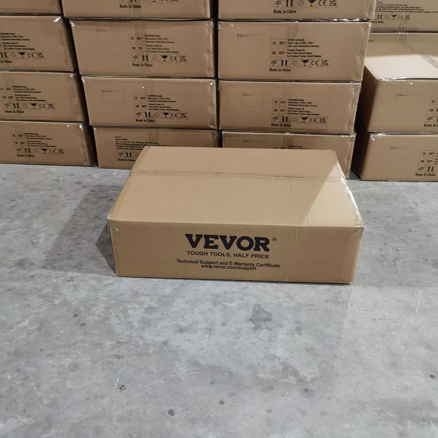 VEVOR Lab Rolling Cart, 2-Shelf Stainless Steel Rolling Cart, Lab Serving Cart with Swivel Casters, Dental Utility Cart for Clinic, Lab, Hospital, Salon, 15.16"x21.57"x34.06"