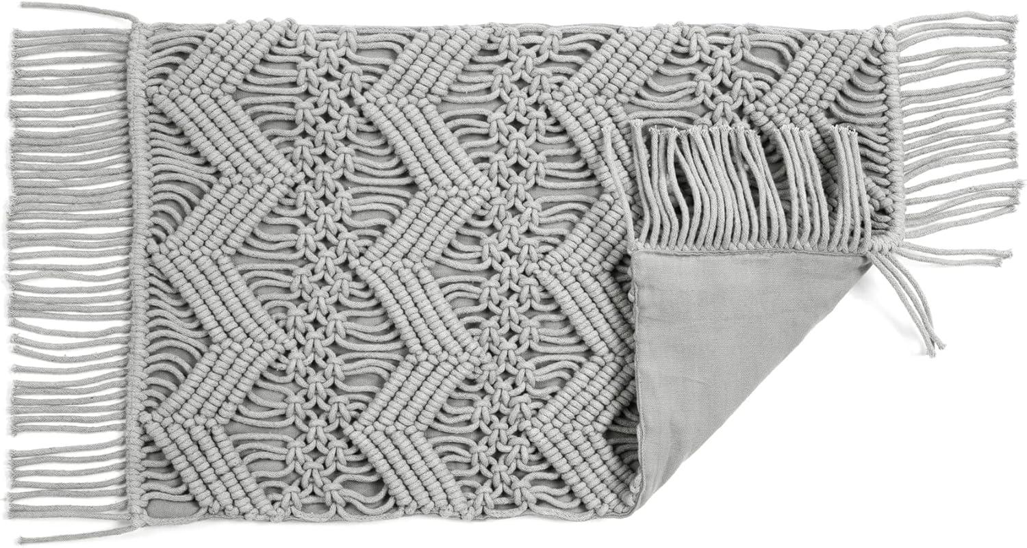 Lush Decor 100% Cotton Lumbar Rectangular Pillow Cover