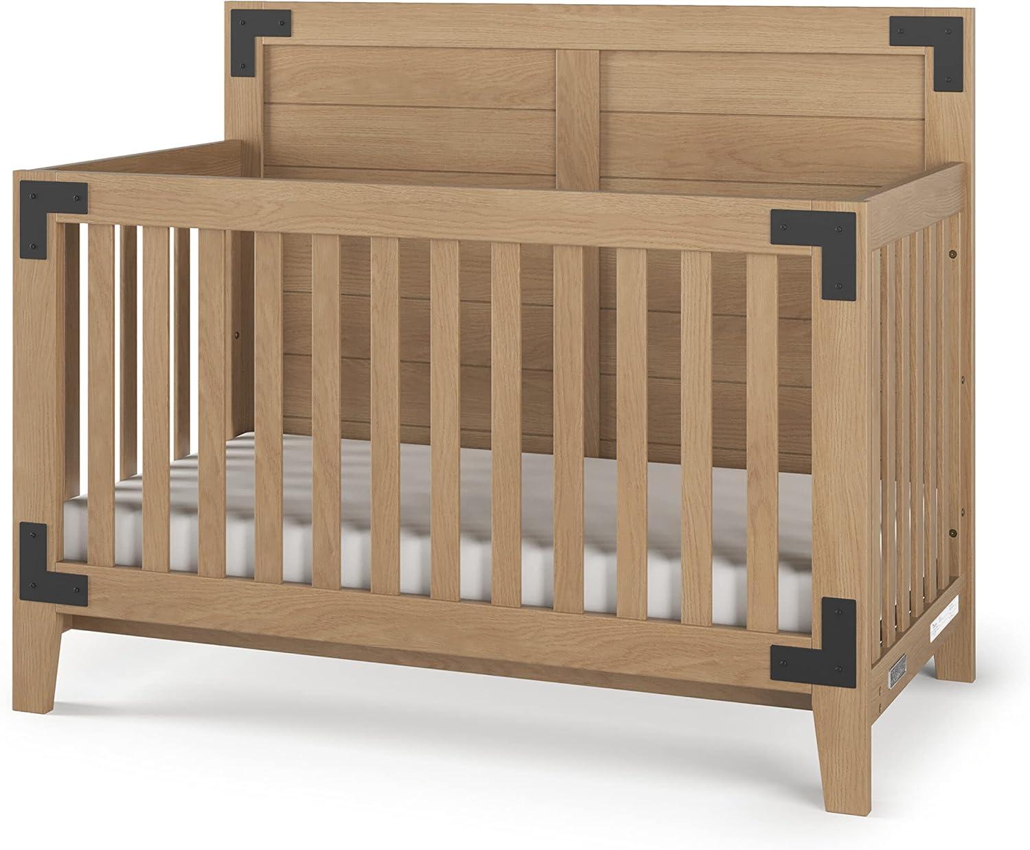 Child Craft Lucas 4-in-1 Convertible Crib - Nutmeg