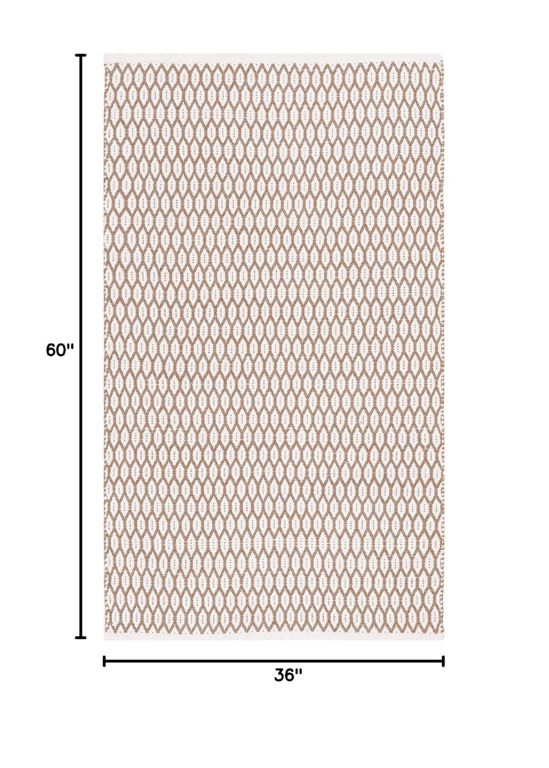 Montauk MTK608 Hand Woven Indoor Accent Rug - Beige/Ivory - 3'x5' - Safavieh