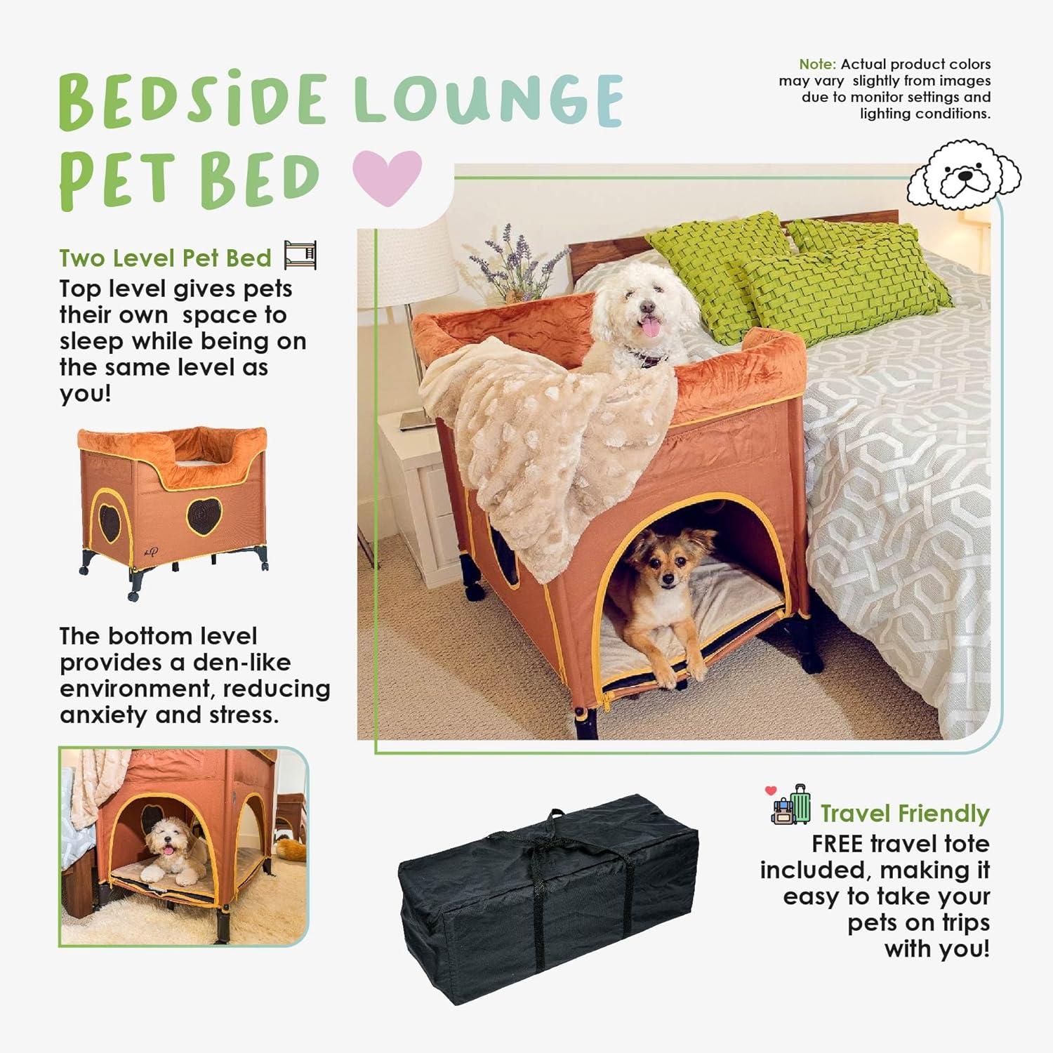 Petique's Bedside Lounge Pet Bed