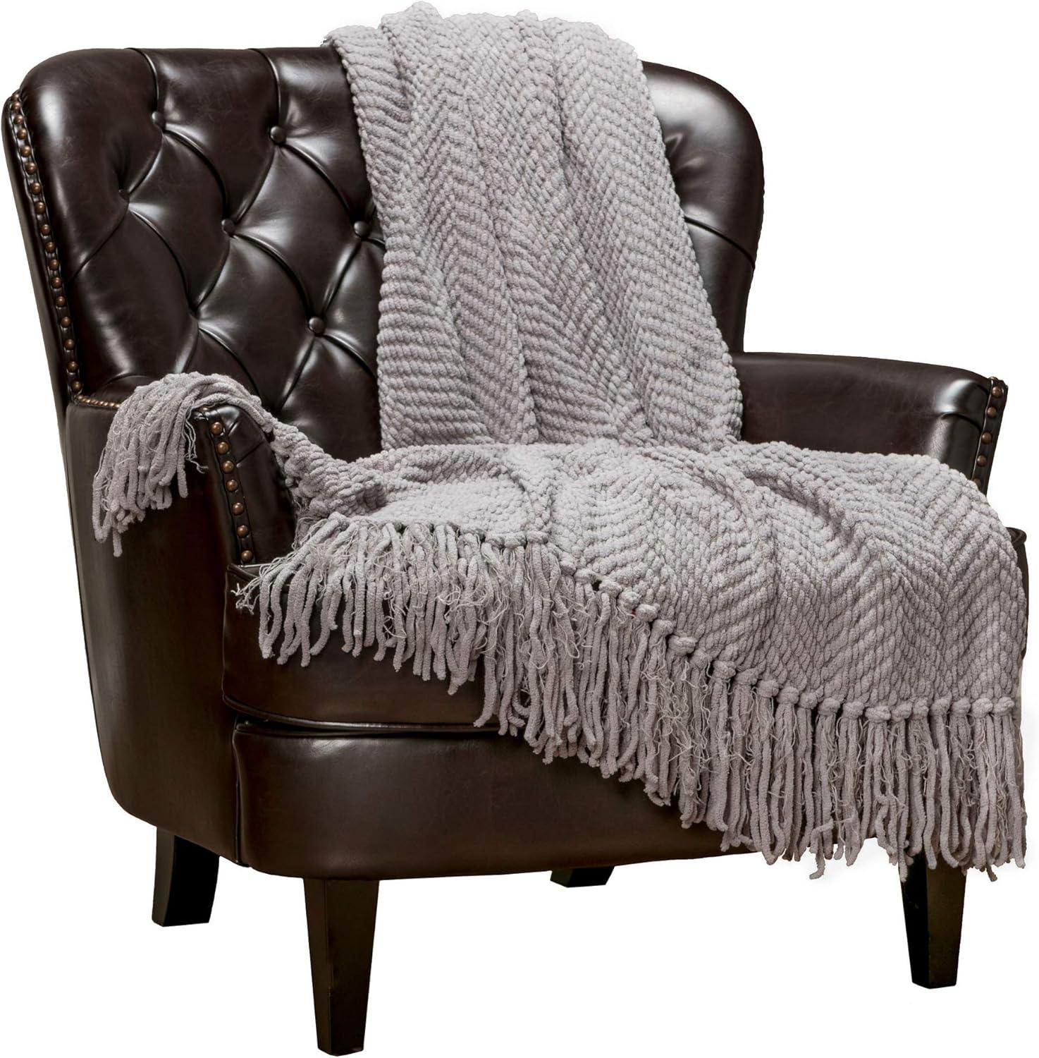 Chanasya Textured Knitted Throw