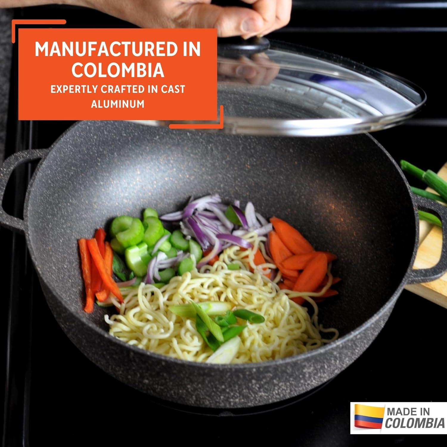 IMUSA 3.5 Quart Nonstick Fuzion Dutch Oven