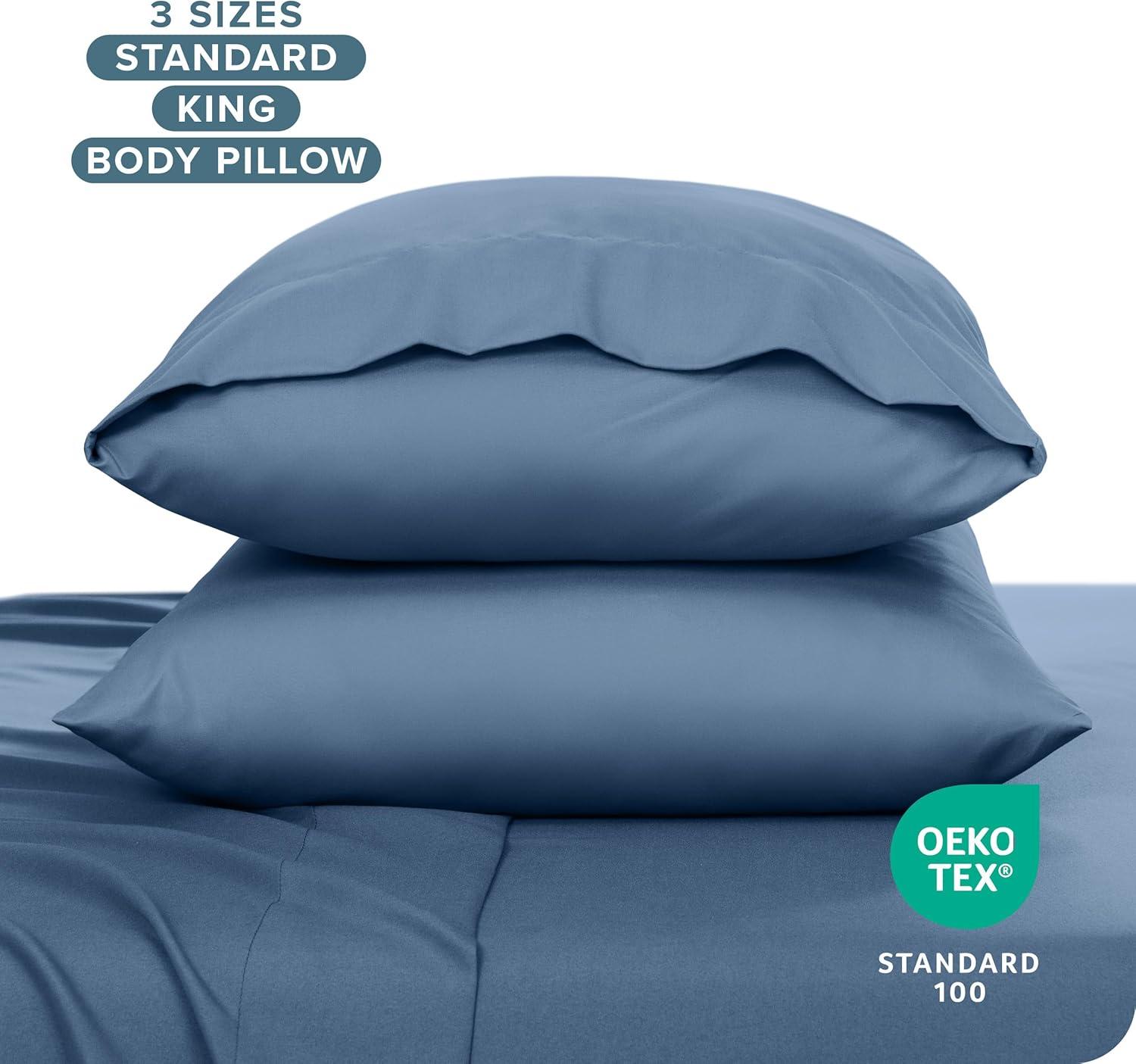 Bare Home Microfiber Pillowcase Set Envelope Closure