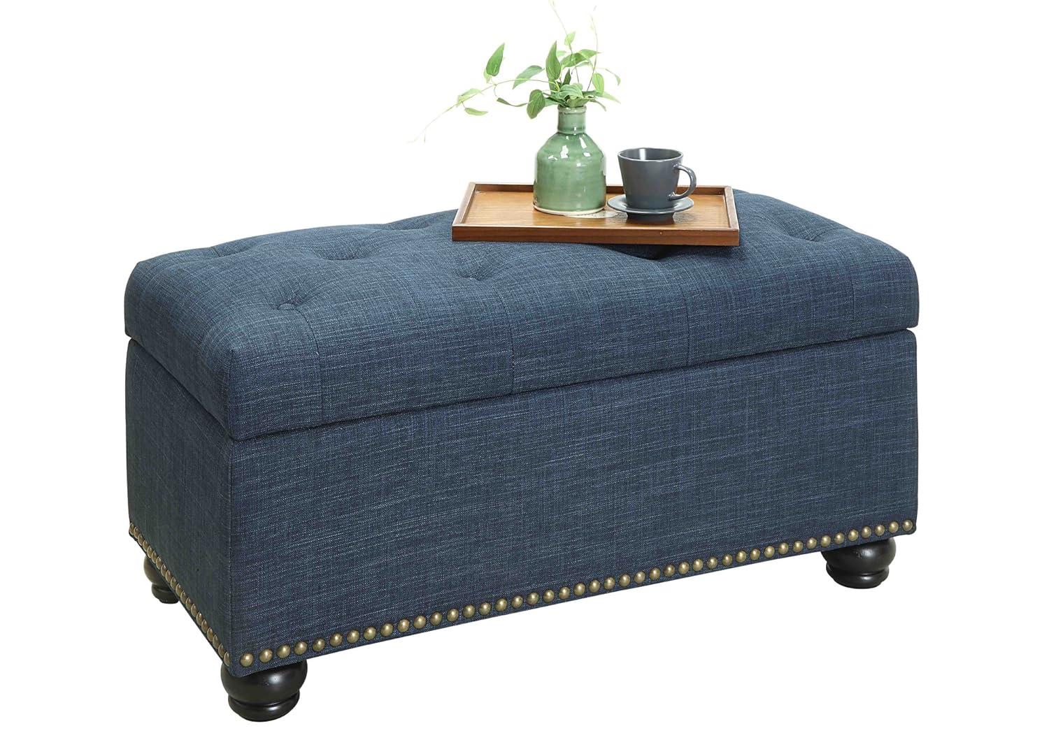 Convenience Concepts Designs4Comfort 7th Avenue Storage Ottoman Bench
