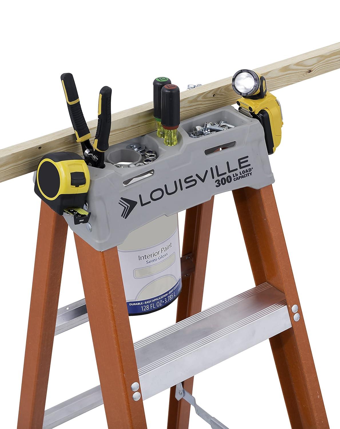 Louisville Ladder 4 ft. Fiberglass Step Ladder, 300 lbs. Load Capacity Type IA Duty Rating