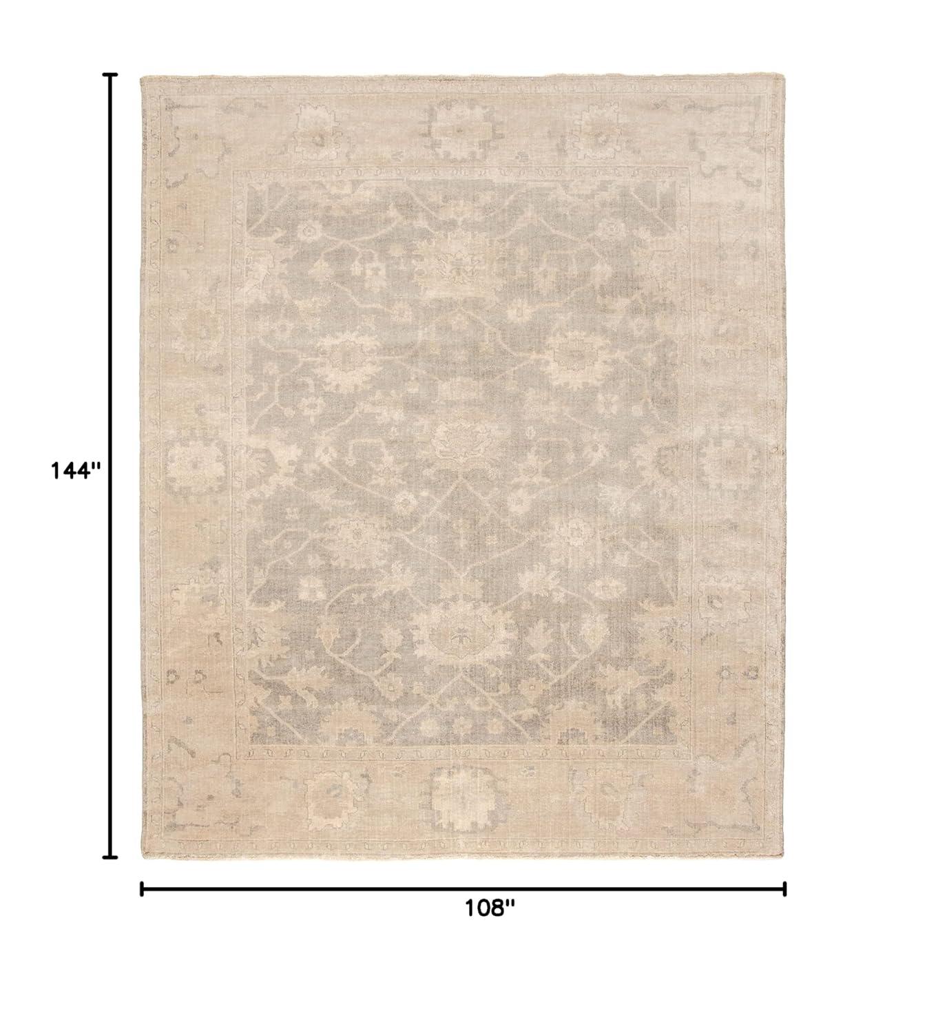 Oushak Hand Knotted Wool Oriental Rug