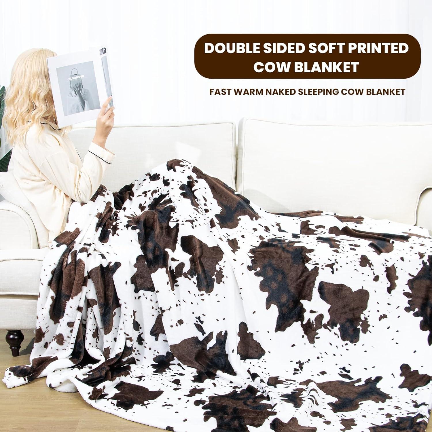 Black and White Blanket Soft Blanket Lightweight Fuzzy Cozy Fleece Couch Blanket Throw Cute Stuff Gifts for Birthday Holiday Ethyie