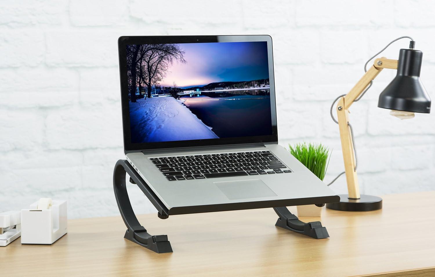 Vivo Black Laptop Desk Stand