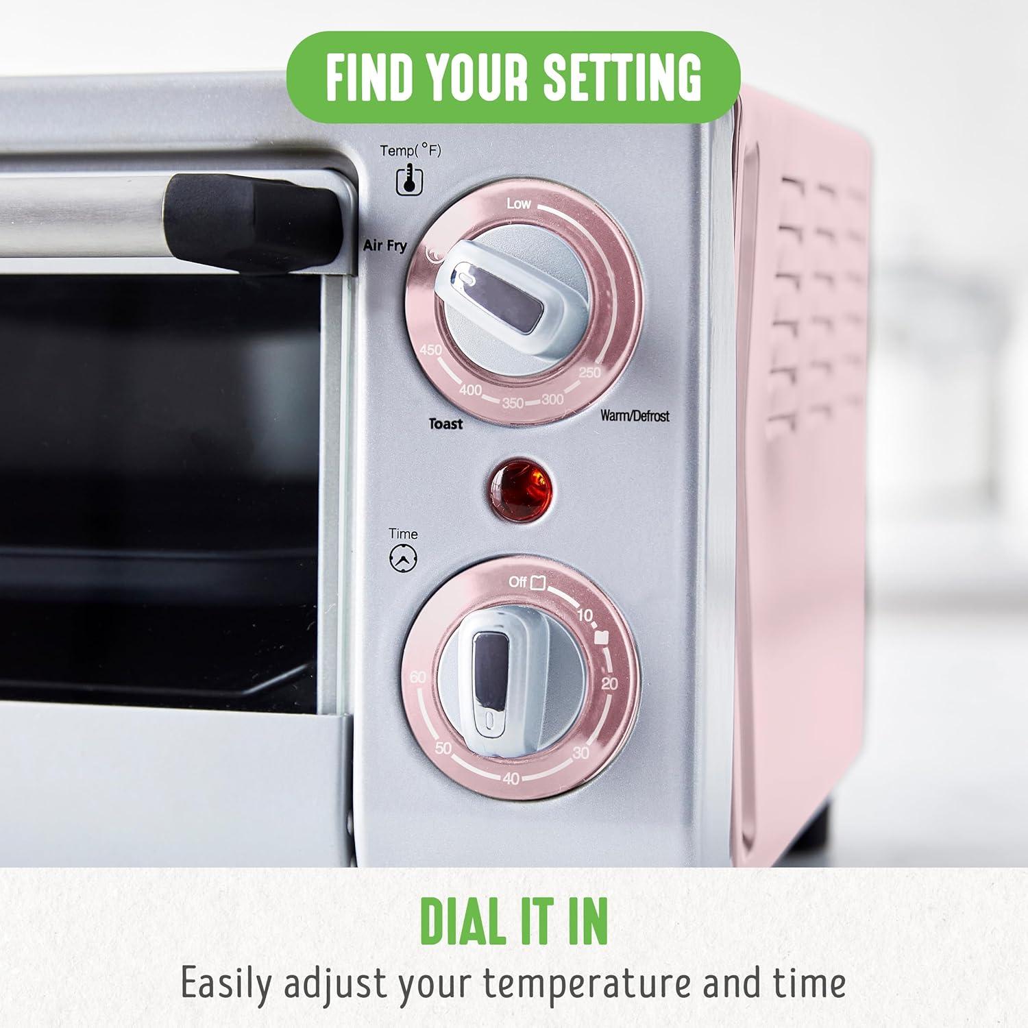 GreenLife Air Fry Toaster Oven | Pink