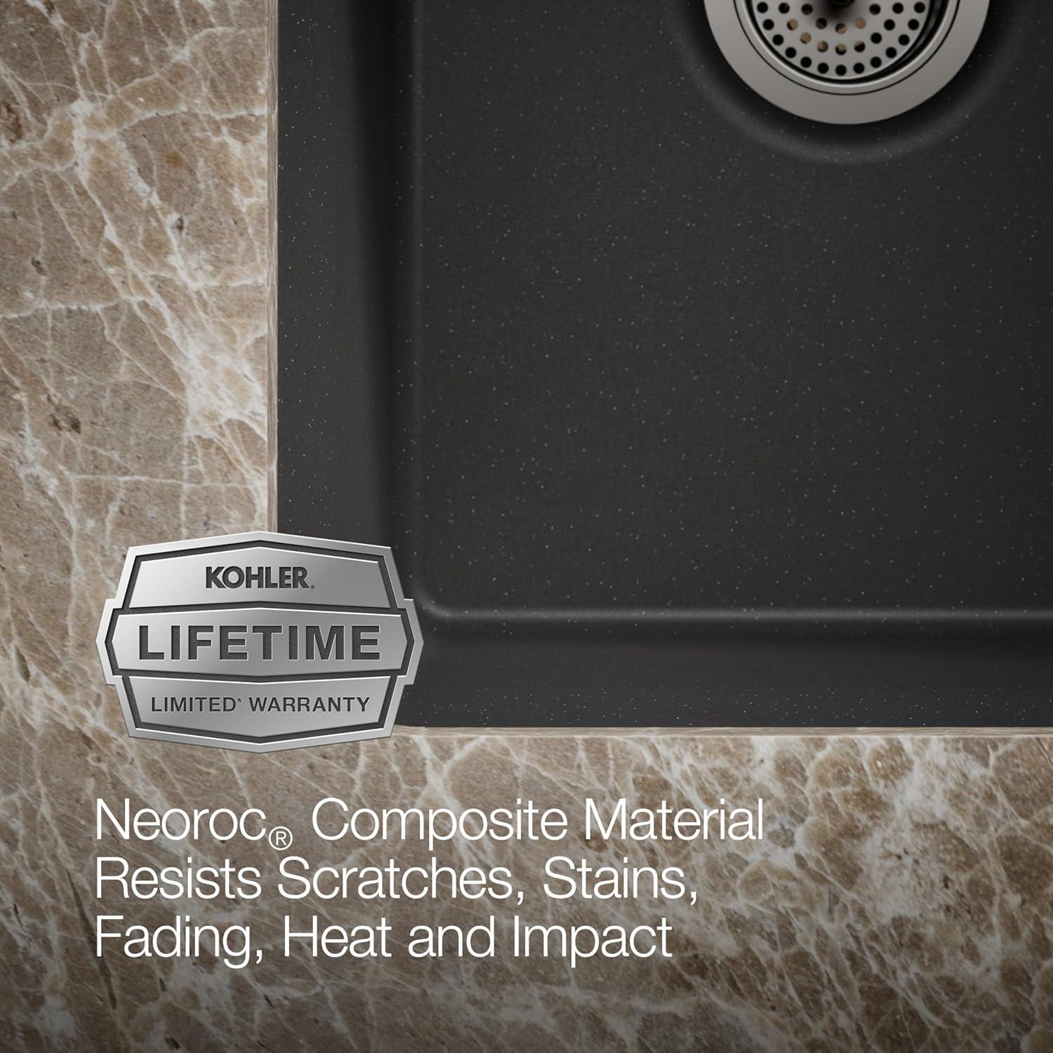 Cairn® 34" L x 18" W Under-Mount Double-Equal Kitchen Sink