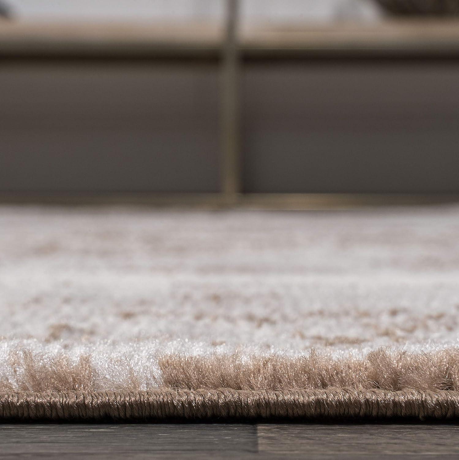 2'x8' Rosalia Cottage Medallion Runner Rug, Brown/Cream - JONATHAN Y
