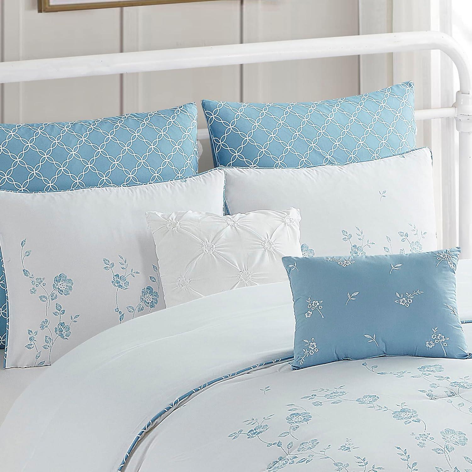 Sweet Home Collection Adeline 7 Piece Comforter Set