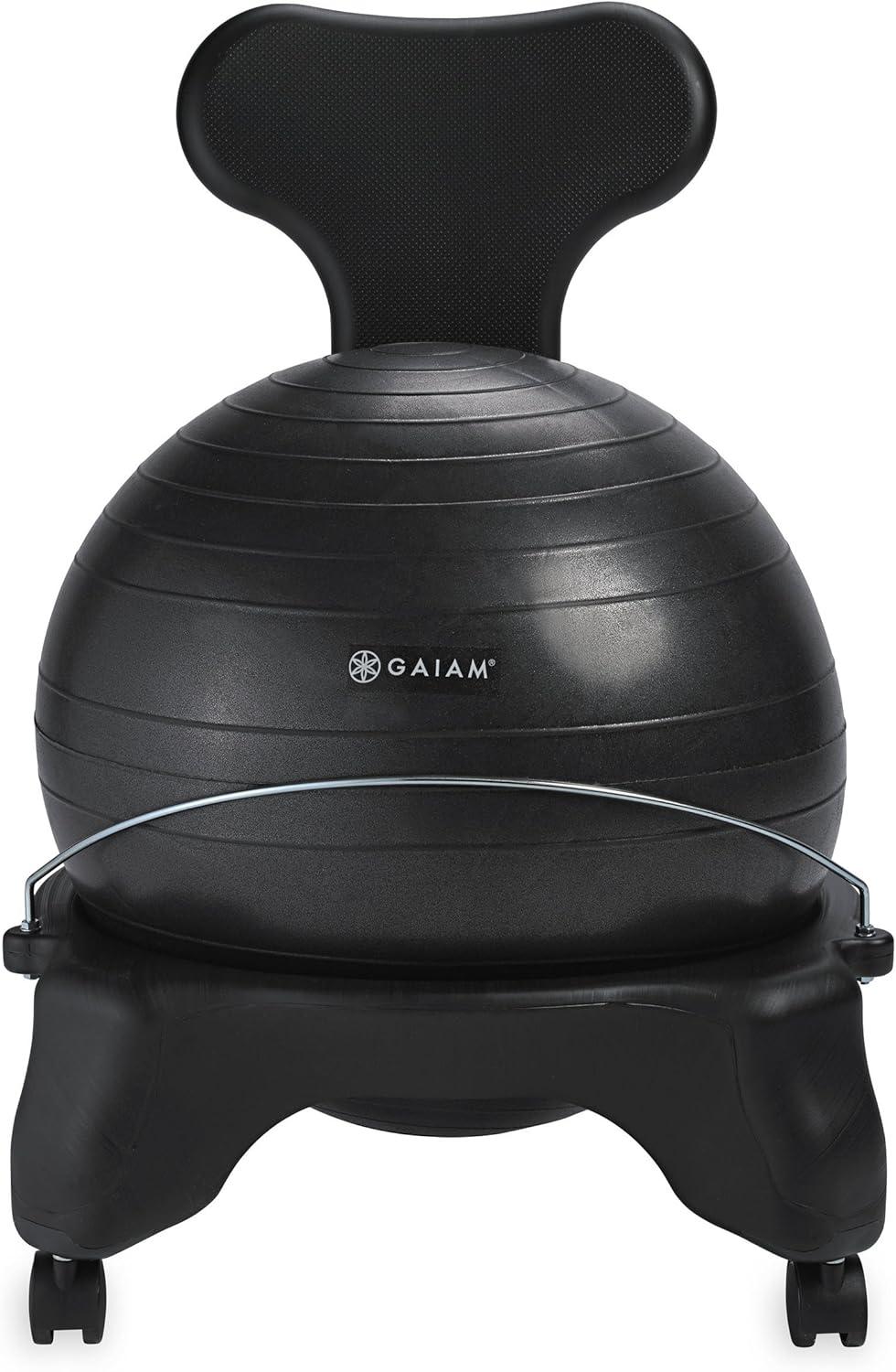 Gaiam Classic Balance Ball Chair - 52cm Balance Ball