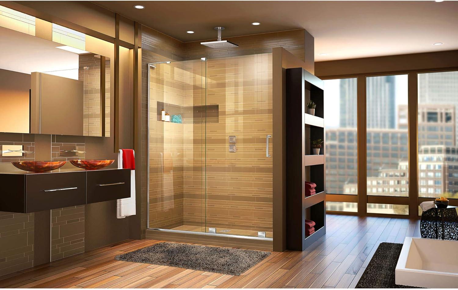 DreamLine Mirage-X 44 - 48 inch W x 71 inch H Frameless Sliding Shower Door