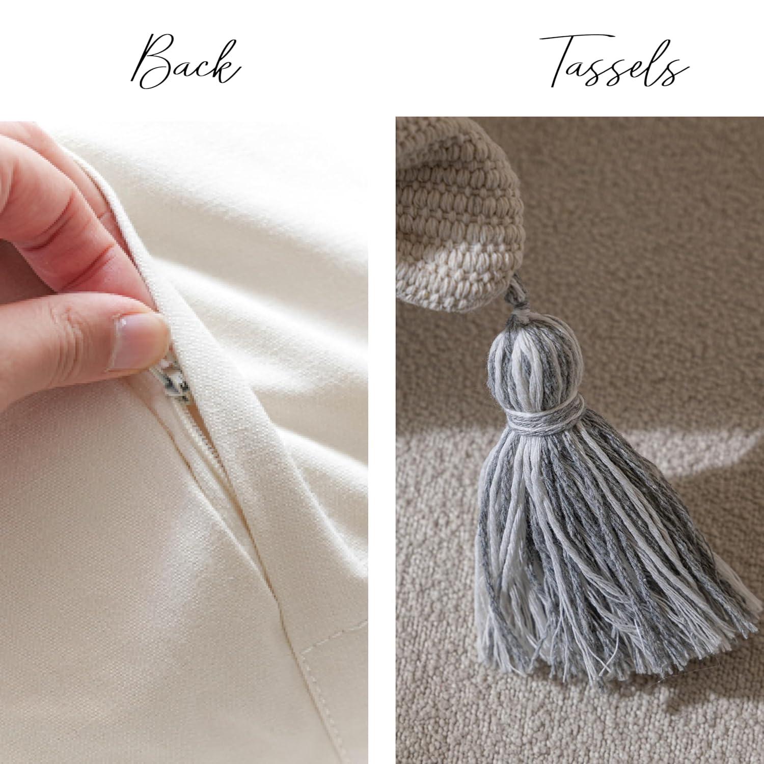 POFIMP 14X36 Rectangle Bohemian Style Pillow Cover For Sofa Living Room Decoration (1 Pack)