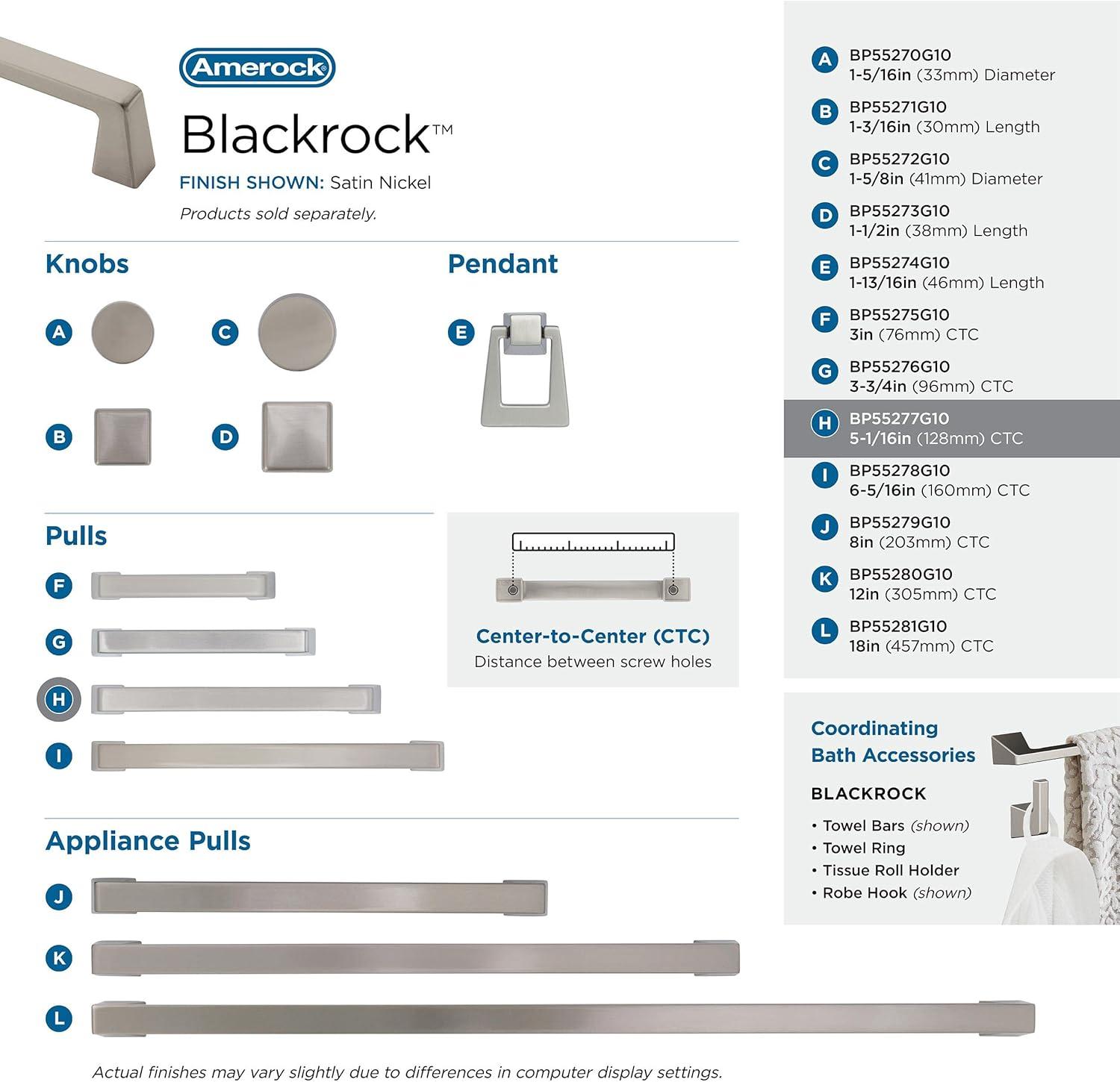 Blackrock 5 1/16" Center to Center Bar Pull