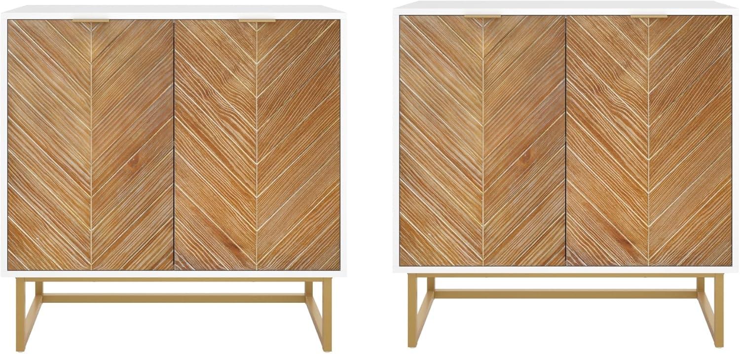 Nathan James Enloe 2-Piece Accent Cabinet Set or TV Stand