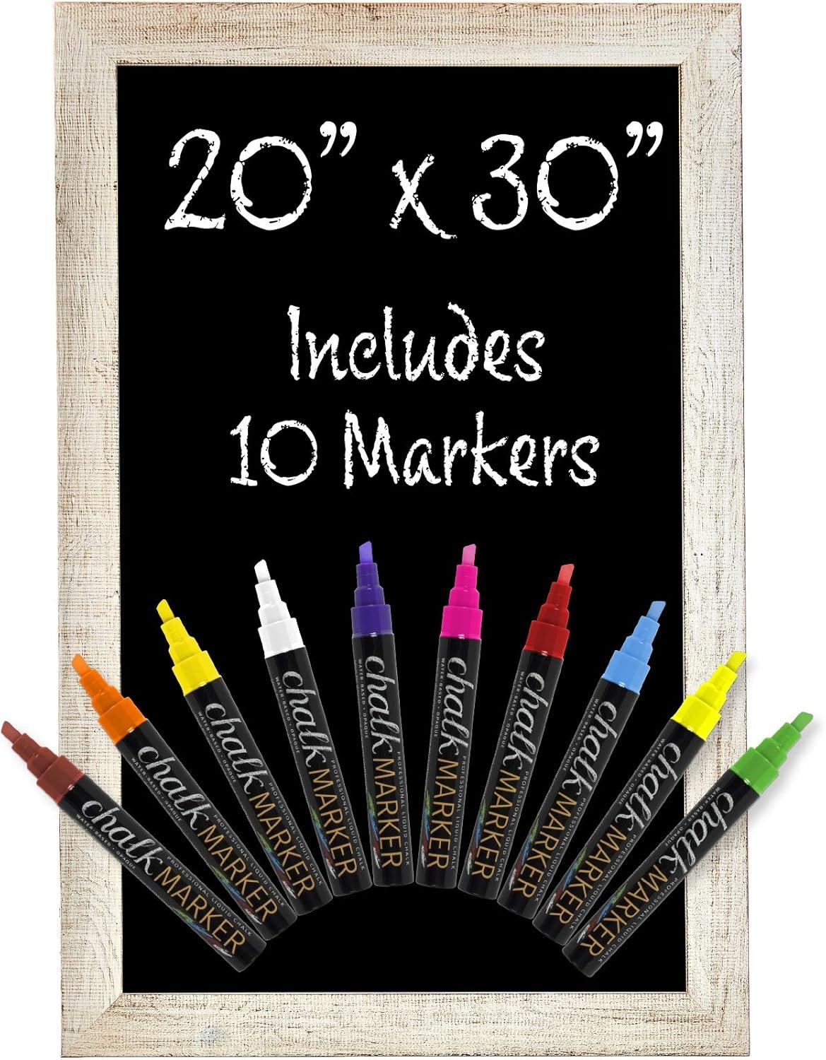 Excello Global Products Wall Mounted Magnetic Chalkboard, 30" x 20" & Reviews | Wayfair