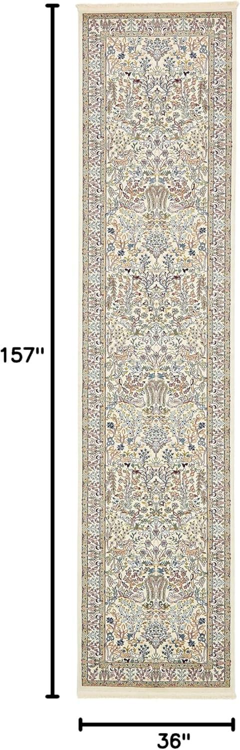 Unique Loom Bristol Narenj Vintage Floral Area Rug or Runner