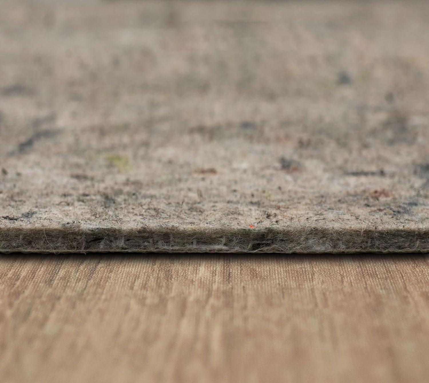1/2 Inch Comfort Cushion Polyester Rug Pad, Grey