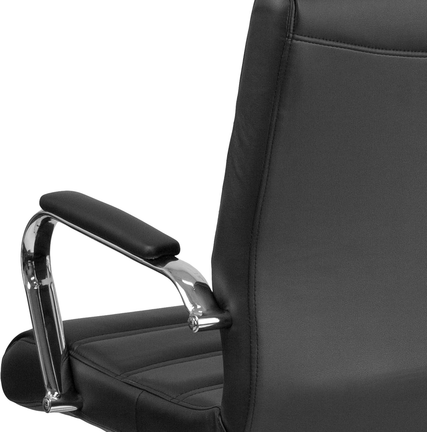 Flash Furniture Mid-Back Executive Swivel Office Chair with Metal Frame and Arms