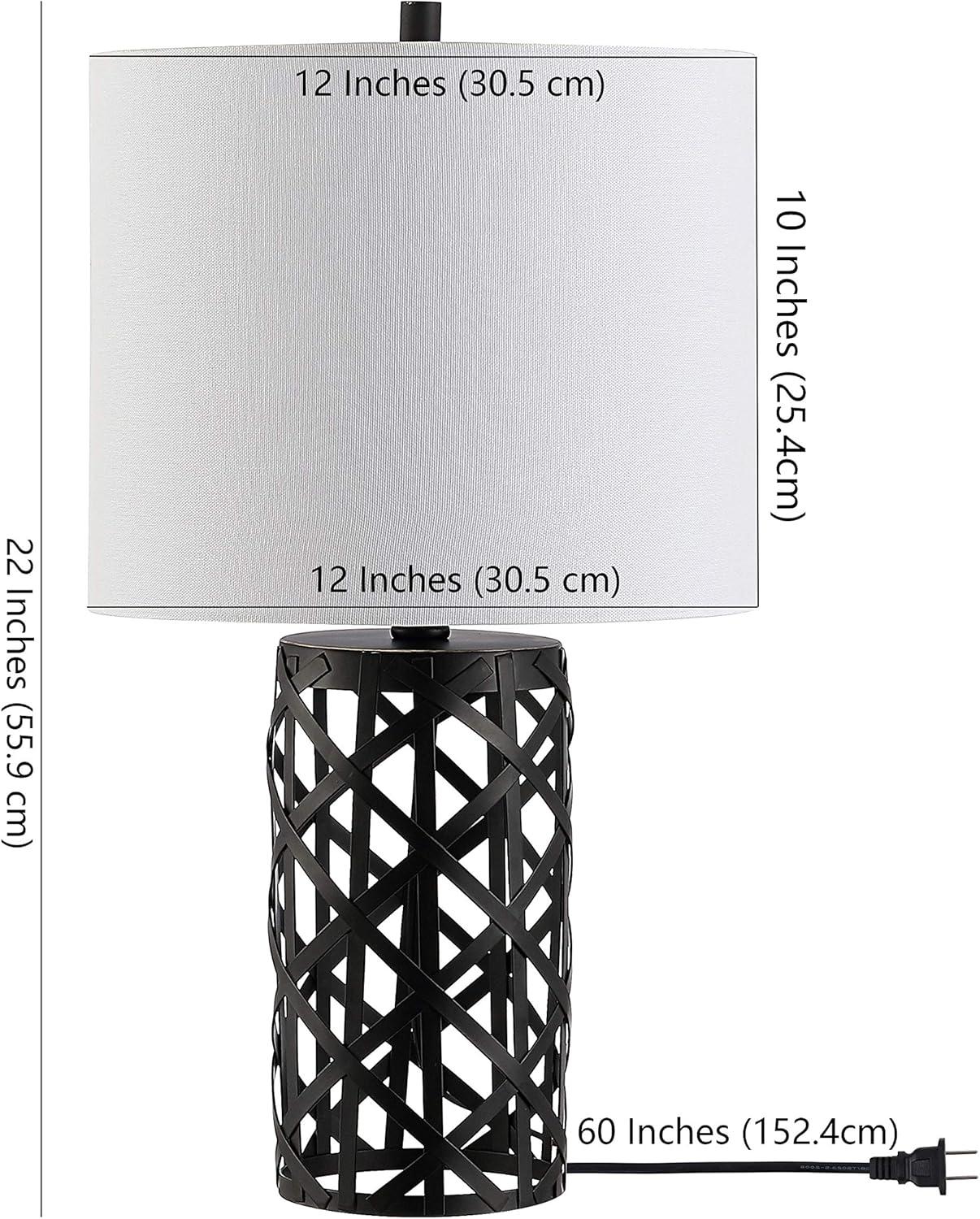 Berny Table Lamp - 22 Inch Height - TBL4264 - Black - Safavieh