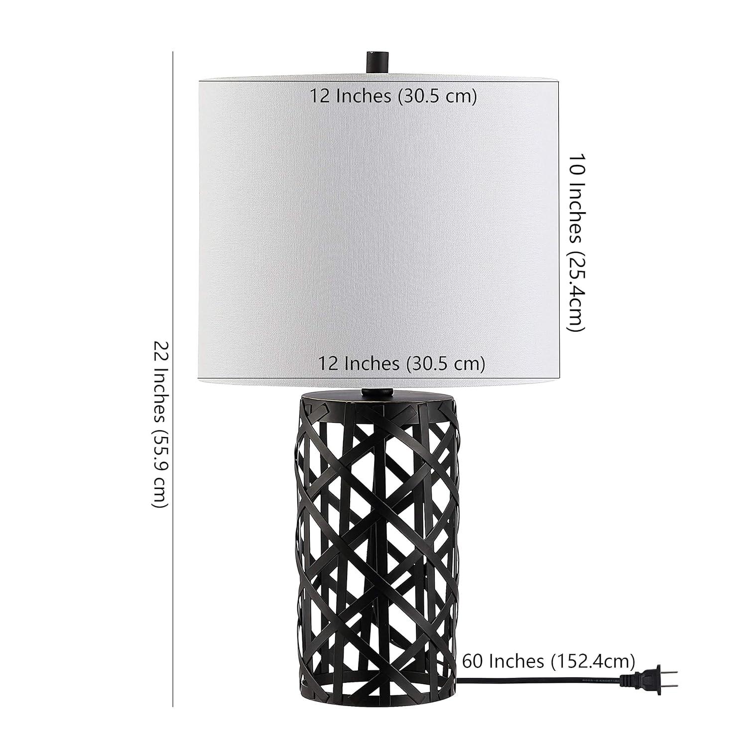 Berny Table Lamp - 22 Inch Height - TBL4264 - Black - Safavieh