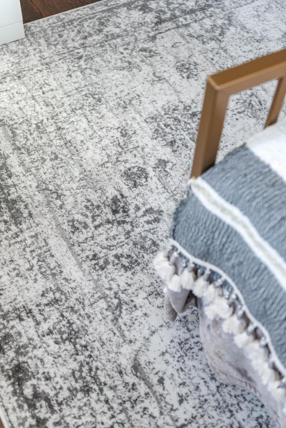 Unique Loom 8' 0 x 10' 0 Sofia Casino Gray Area Rug