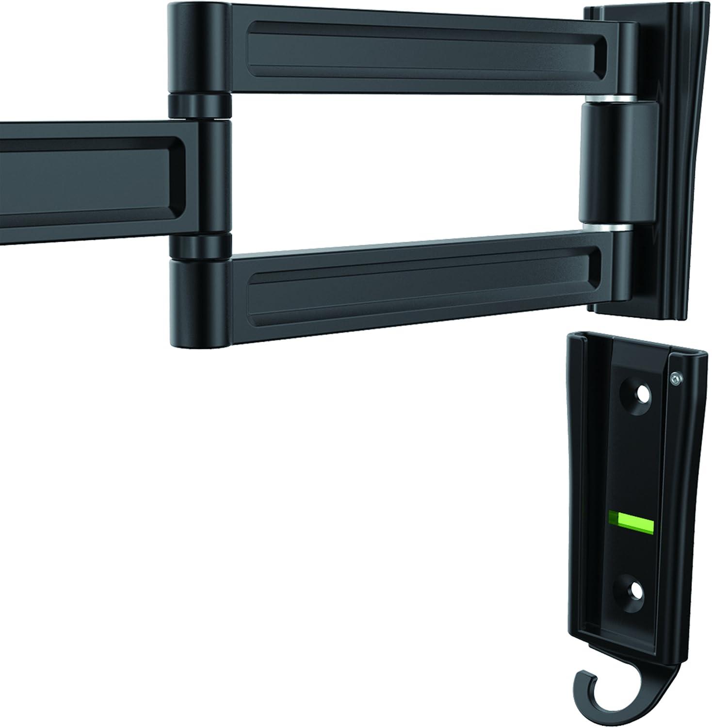 StarTech Wall Mount Monitor Arm Dual Swivel Up to 27" Black ARMWALLDS