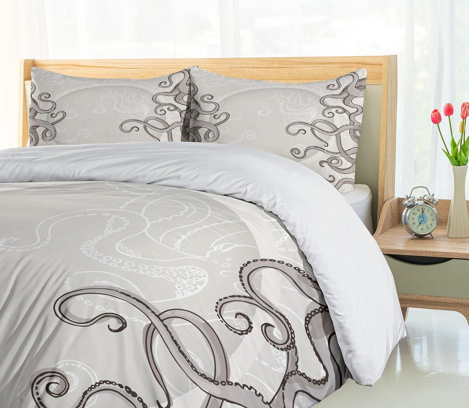 Kraken Coastal Duvet Cover Set