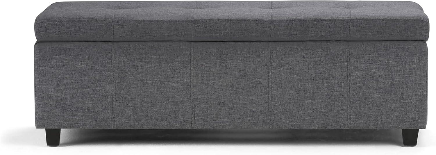 Simpli Home Castleford Large Storage Ottoman Bench