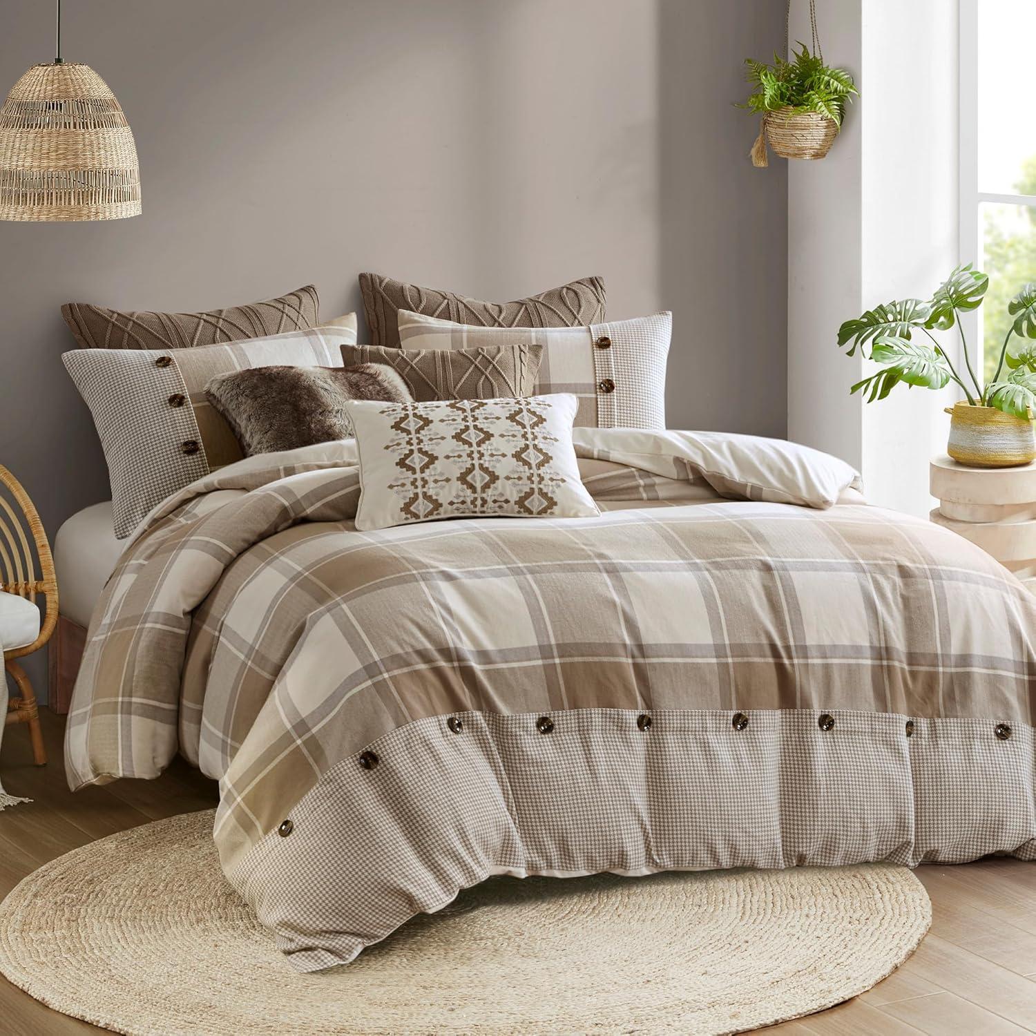 Madison Park Signature Shades of Grey Textured Comforter Set