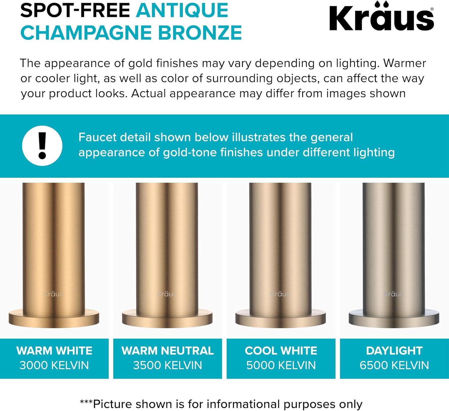 Kraus Oletto™ Single Handle Kitchen Bar Faucet KPF-2600SFACB