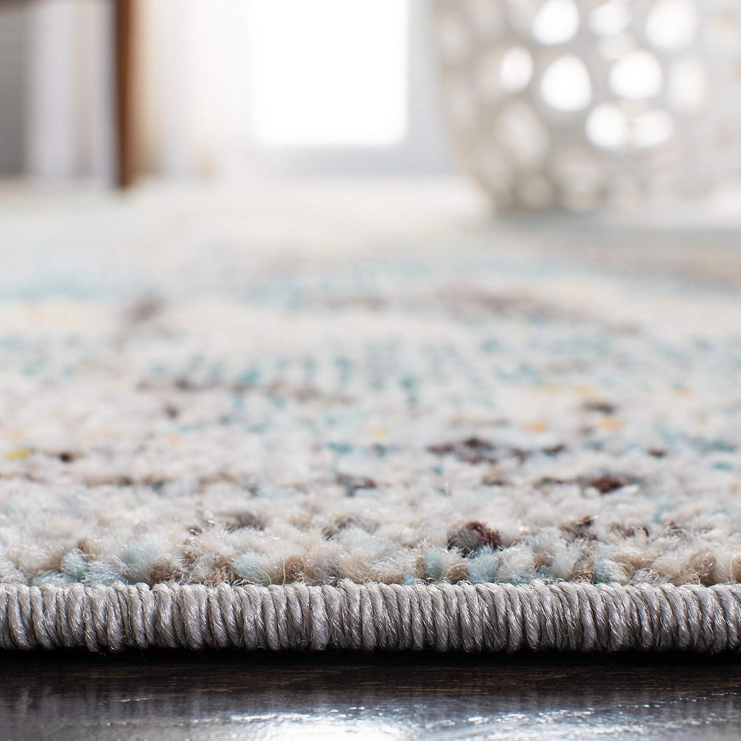 Madison MAD457 Power Loomed Indoor Area Rug - Grey/Blue - 9'x12' - Safavieh