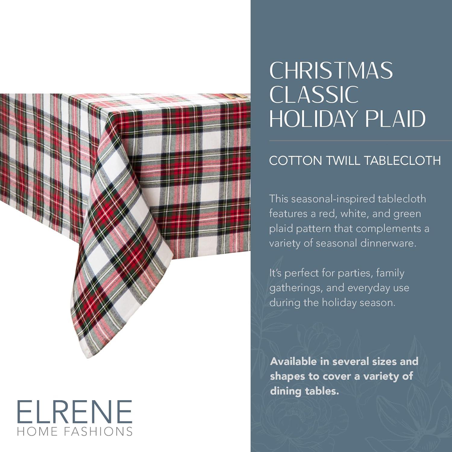 The Holiday Aisle® Danyea Plaid Cotton Tablecloth