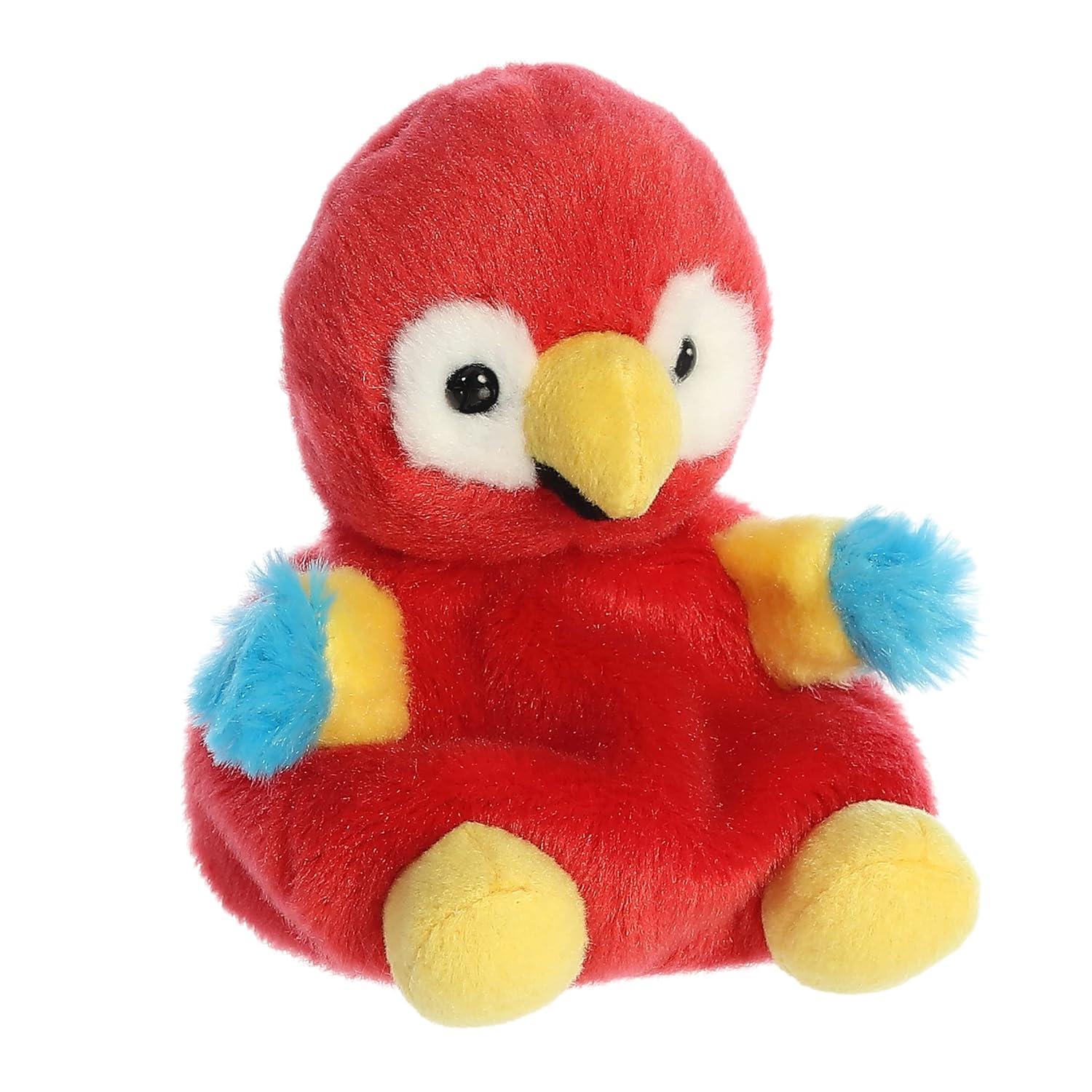 Aurora - Mini Red Palm Pals - 5" Scarlette The Macaw - Adorable Stuffed Animal