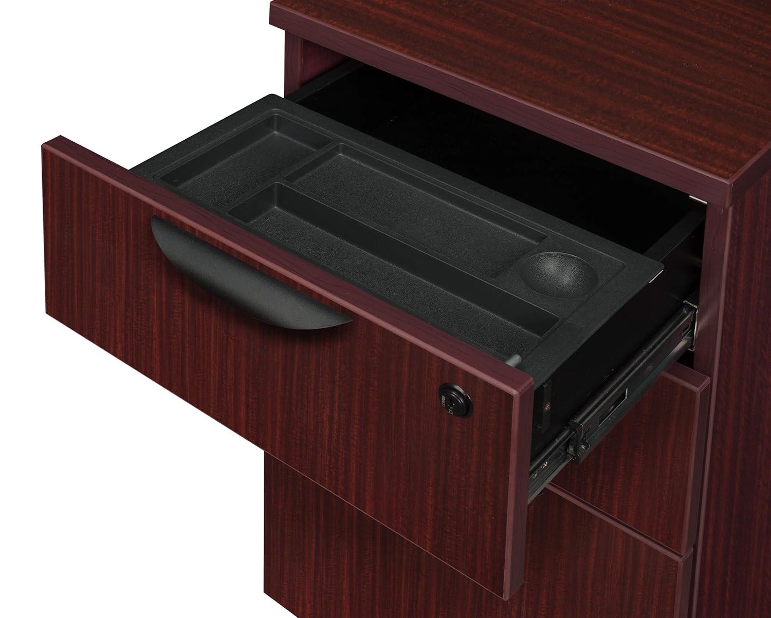 Regency Legacy 66 x 77 in. Executive L Desk Shell- Cherry