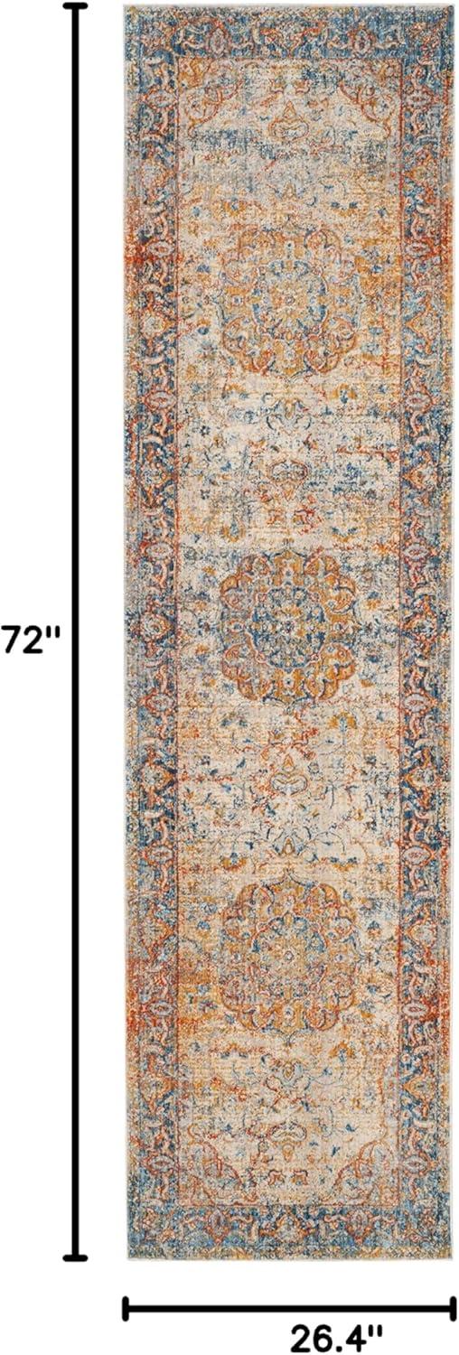 Vintage Persian VTP435 Power Loomed Area Rug  - Safavieh