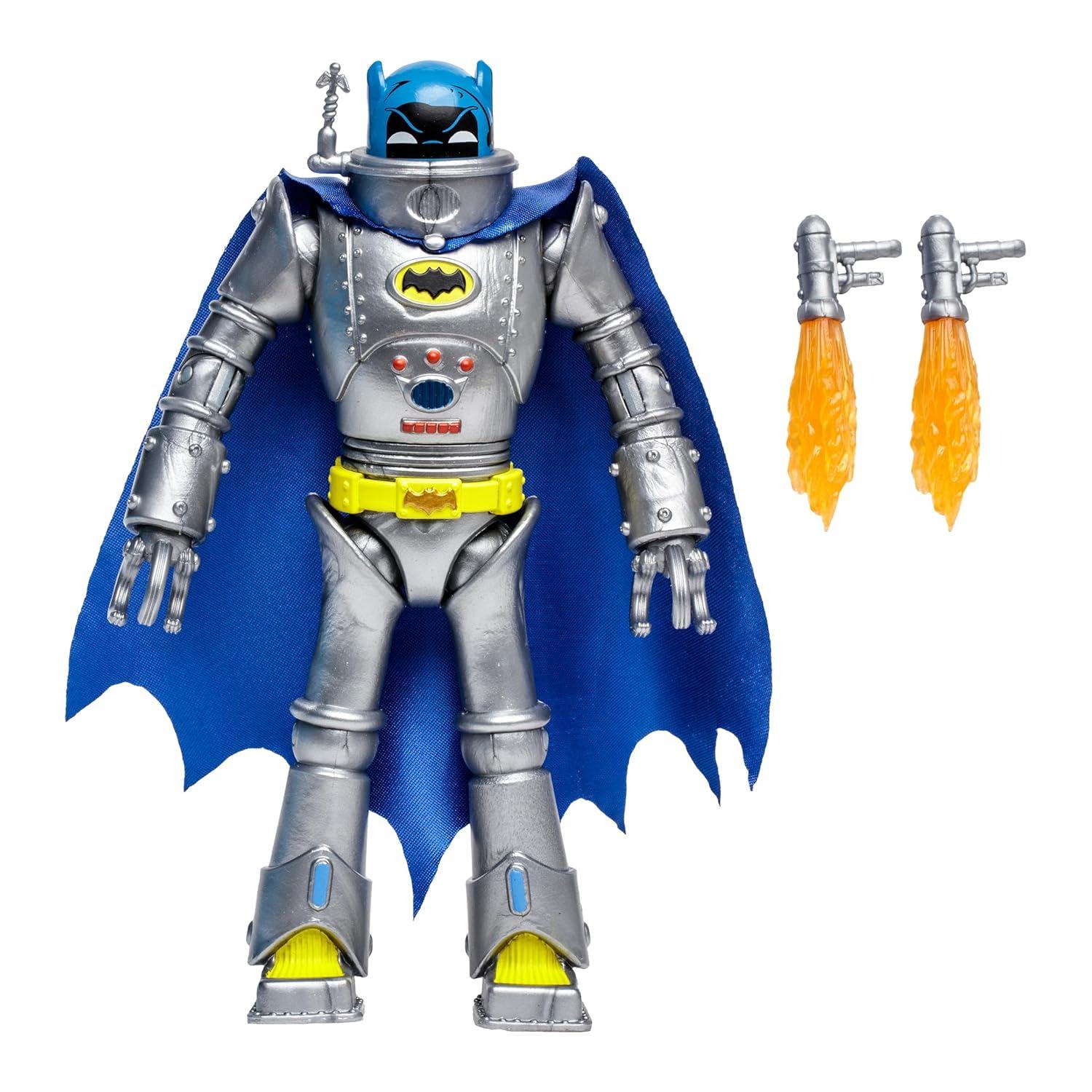 McFarlane DC Retro Robot Batman Action Figure, Collectible, Multicolor, 14+ Years, 0.65 lb