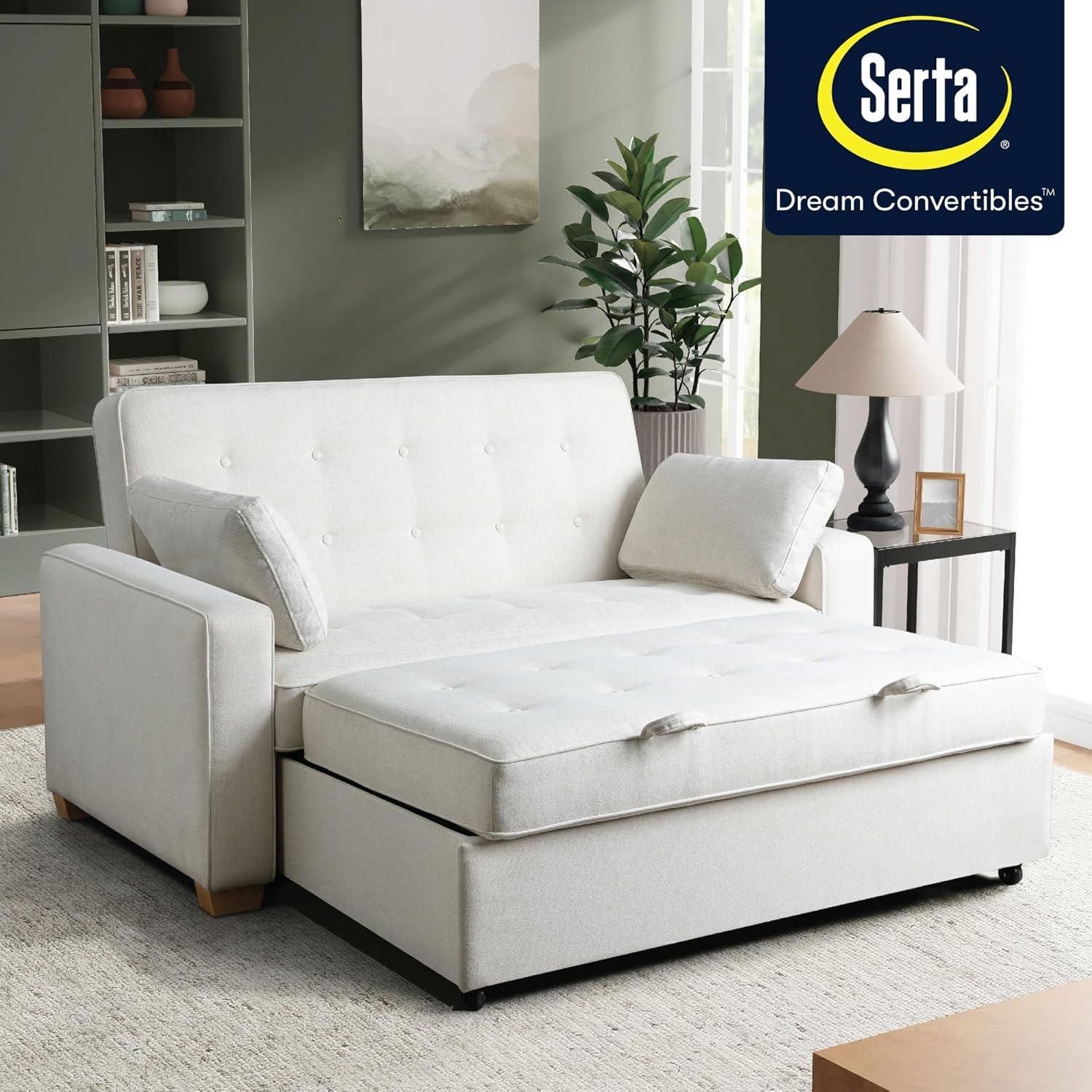 Serta Monroe Full Size Convertible Sofa