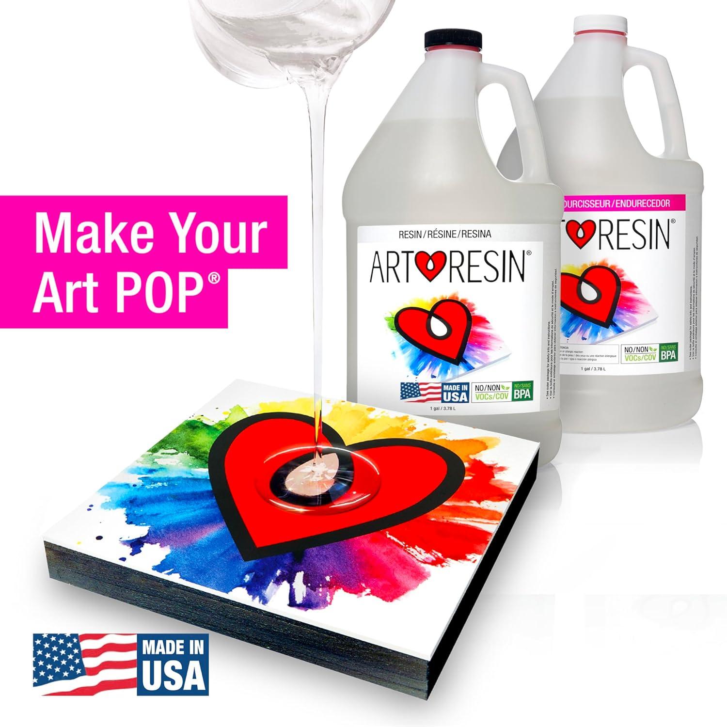 ArtResin - Epoxy Resin - Clear - Non-Toxic - 2 gal (7.57 L)