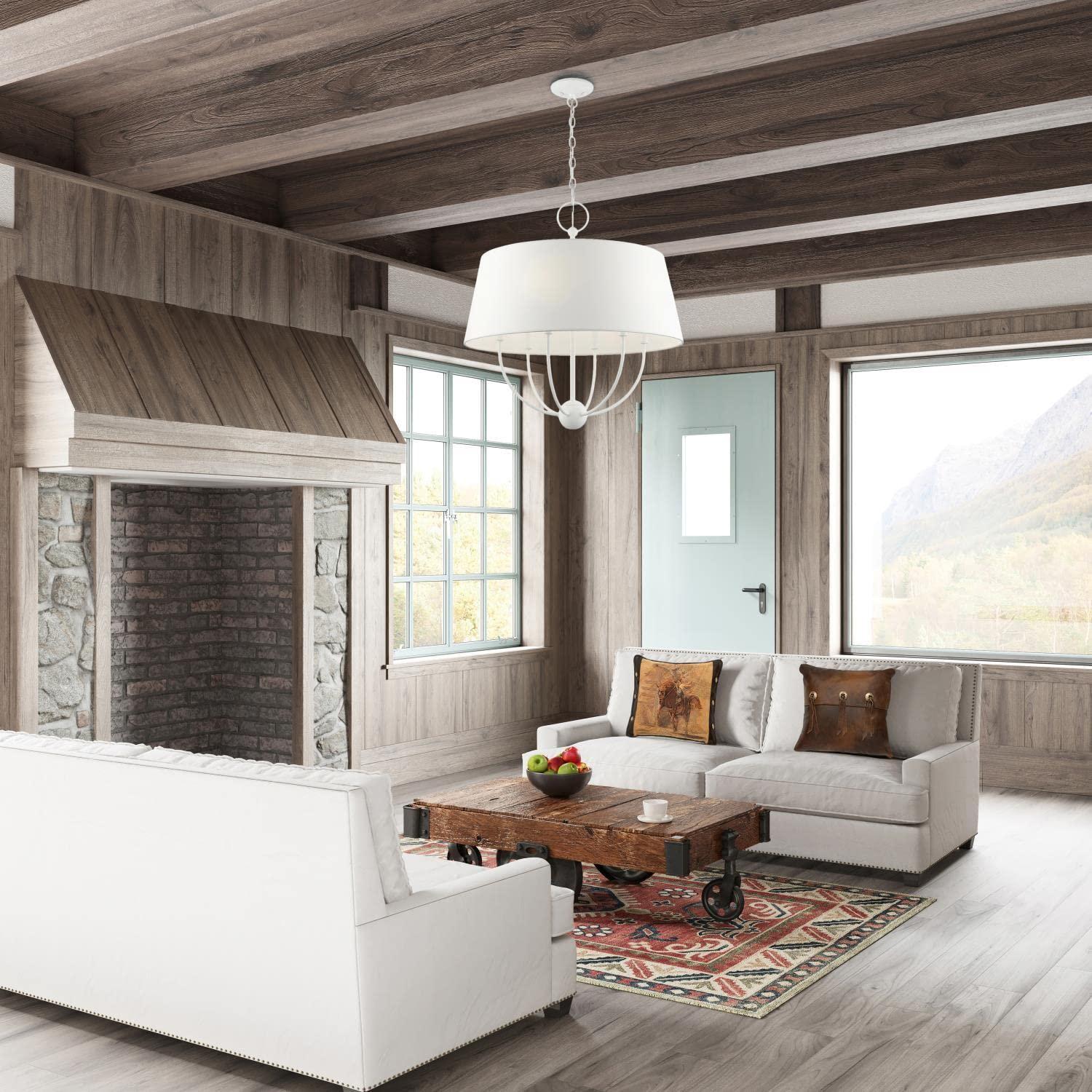 Livex Lighting Ridgecrest 6 - Light Pendant in  White