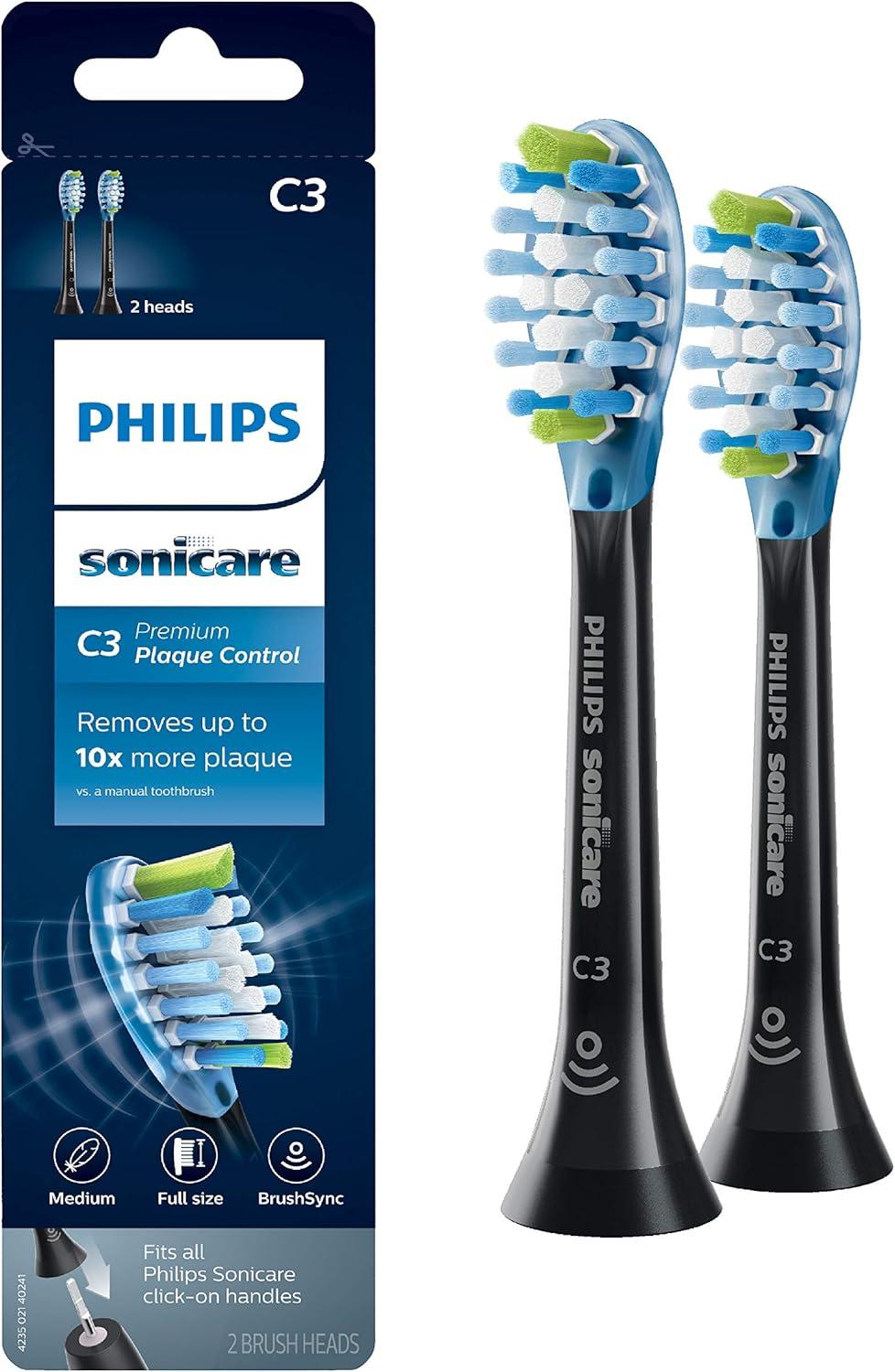 Philips Sonicare Black Premium Plaque Control Toothbrush Heads