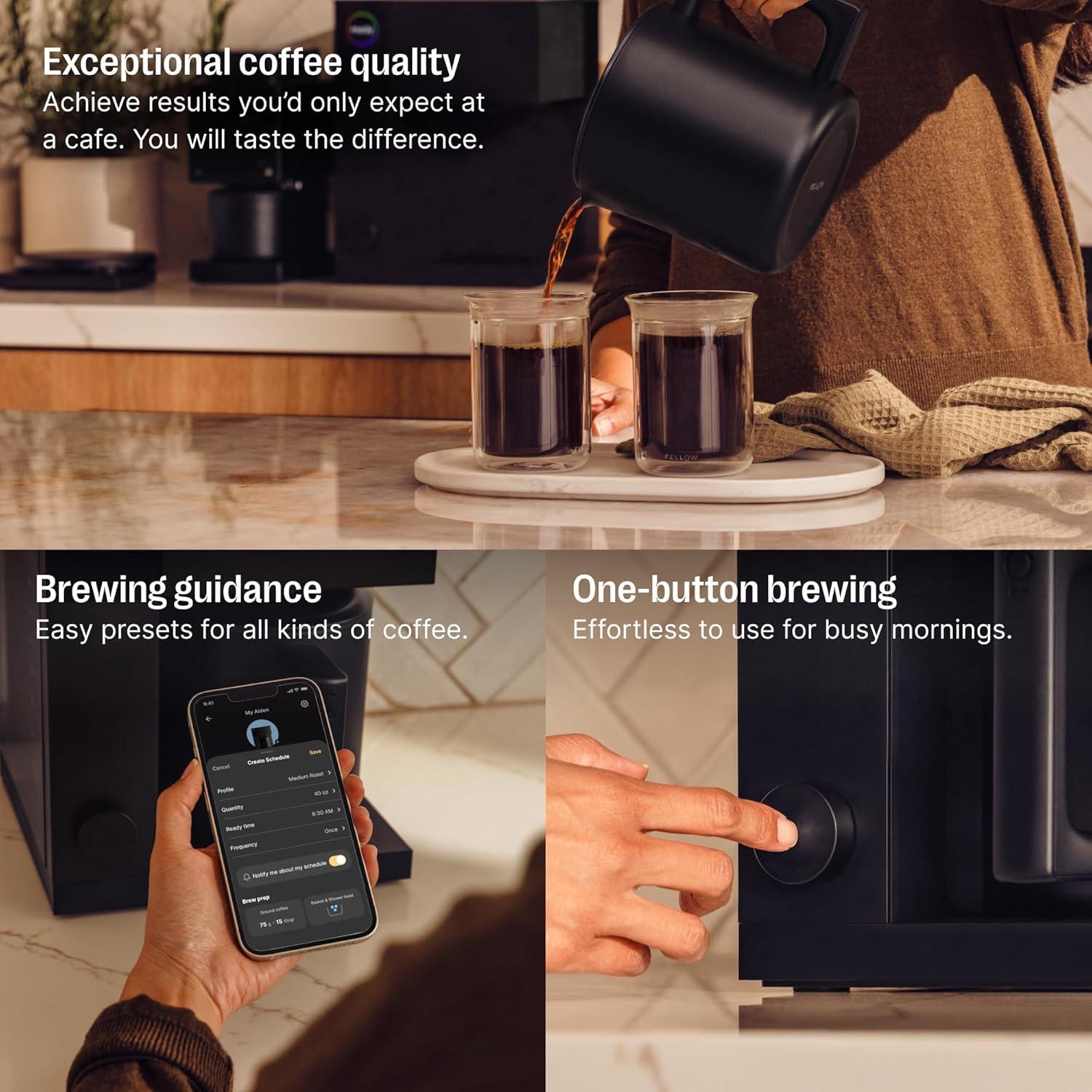 Fellow Aiden Matte Black Precision Coffee Maker
